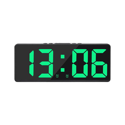 Digital Alarm Clock with Voice Control & Temperature Display