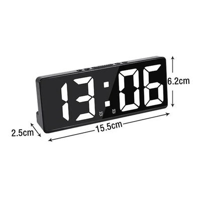 Digital Alarm Clock with Voice Control & Temperature Display