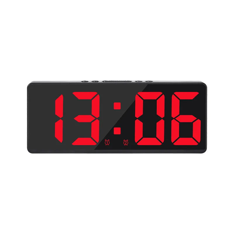 Digital Alarm Clock with Voice Control & Temperature Display