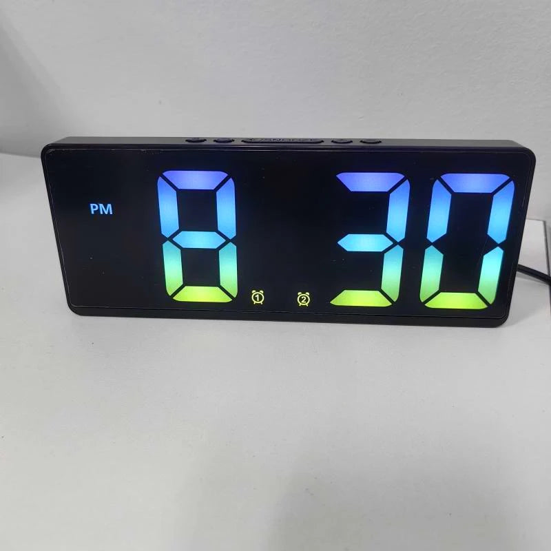 Digital Alarm Clock with Voice Control & Temperature Display