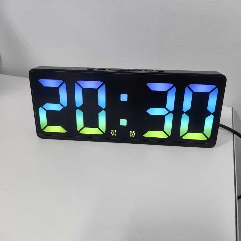 Digital Alarm Clock with Voice Control & Temperature Display