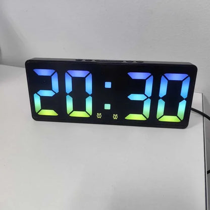 Digital Alarm Clock with Voice Control & Temperature Display