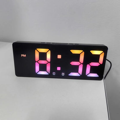 Digital Alarm Clock with Voice Control & Temperature Display